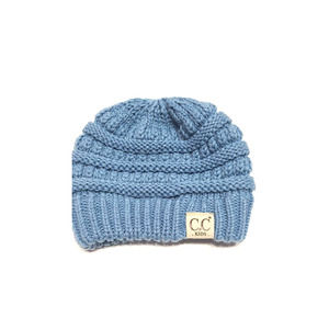 Cc kids blue knit hat